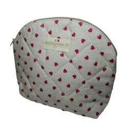 Sewing Case - Red Hearts